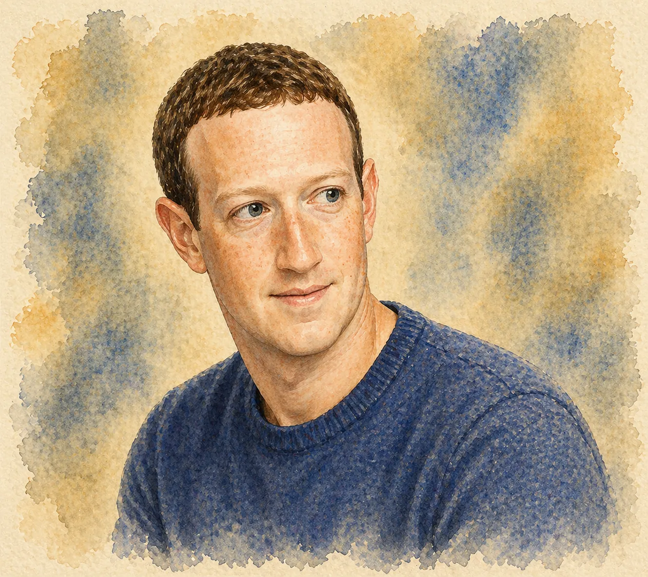 Portrait of Mark Zuckerberg